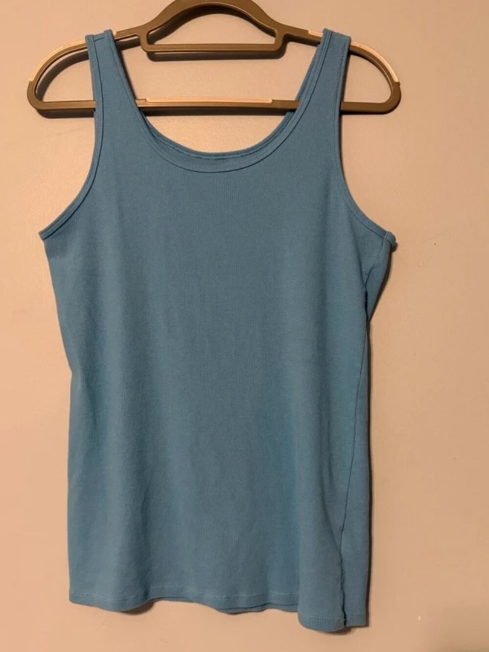 Time and Tru XXL (20) Blue Cotton Modal Blend Sleeveless Tank